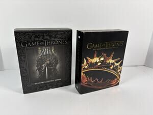 Game of Thrones Complete Seasons 1 2 Blu-ray Collector Box Set HBO Bundle Lot